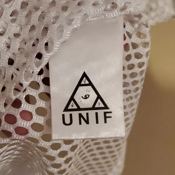 UNIF Laser Cut Polo Shirt Very Rare Size M NWOT'S - Picture 11 of 12